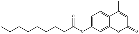 4-METHYLUMBELLIFERYL NONANOATE Struktur