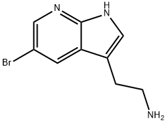 1H-Pyrrolo[2,3-b]pyridine-3-ethanaMine, 5-broMo- Struktur