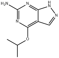 1H-Pyrazolo[3,4-d]pyrimidin-6-amine, 4-(1-methylethoxy)- Struktur