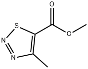 1,2,3-Thiadiazole-5-carboxylicacid,4-methyl-,methylester(9CI) Struktur