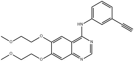 Erlotinib Struktur