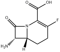 1-Azabicyclo[4.2.0]oct-2-ene-2-carboxylicacid,7-amino-3-fluoro-8-oxo-,(6R-trans)-(9CI) Struktur