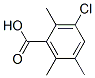 3-Chloro-2,5,6-trimethylbenzoic acid Struktur