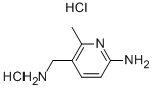 2-AMINO-5-AMINOMETHYL-6-METHYL-PYRIDINE DIHYDROCHLORIDE Struktur