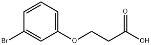 3-(3-BROMO-PHENOXY)-PROPIONIC ACID Struktur