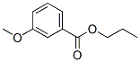 Benzoic acid, 3-methoxy-, propyl ester (9CI) Struktur