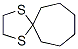 Cycloheptanone ethane-1,2-diyl dithioacetal Struktur