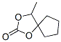 1,3-Dioxaspiro[4.4]nonan-2-one,  4-methyl-,  (-)- Structure