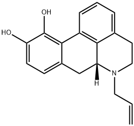 R(-)-N-ALLYLNORAPOMORPHINE HBR Struktur