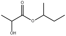 D,L-sec-butyl D,L-lactate Struktur