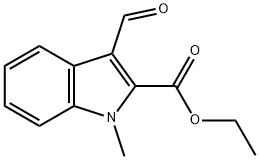 Ethyl 3-ForMyl-1-Methyl-1H-indole-2-carboxylate Struktur