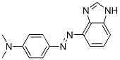 4-[(1H-Benzimidazol-4-yl)azo]-N,N-dimethylbenzenamine Struktur