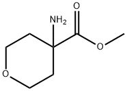 2H-Pyran-4-carboxylicacid,4-aminotetrahydro-,methylester(9CI) Struktur