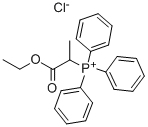 (2-ethoxy-1-methyl-2-oxoethyl)triphenylphosphonium chloride Struktur