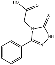 (3-PHENYL-5-THIOXO-1,5-DIHYDRO-[1,2,4]TRIAZOL-4-YL)-ACETIC ACID Struktur