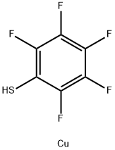 BIS(PENTAFLUOROPHENYLTHIO) COPPER(II) Struktur