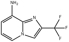 2-(三氟甲基)咪唑并[1,2-A]吡啶-8-氨, 185133-82-8, 結構式