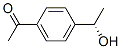 Ethanone, 1-[4-[(1S)-1-hydroxyethyl]phenyl]- (9CI) Struktur