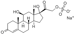 hydrocortisone 21-(sodium sulphate)  Struktur