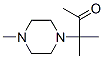 2-Butanone,3-methyl-3-(4-methyl-1-piperazinyl)-(9CI) Struktur