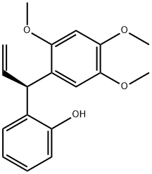 2-[(1R)-1-(2,4,5-Trimethoxyphenyl)-2-propenyl]phenol Struktur