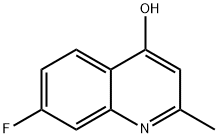 7-FLUORO-2-METHYL-QUINOLIN-4-OL Struktur