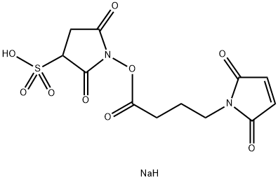 Sulfo-N-succiniMidyl 4-MaleiMidobutyrate sodiuM salt Struktur