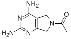 1-(2,4-DIAMINO-5H-PYRROLO[3,4-D]PYRIMIDIN-6(7H)-YL)ETHANONE Struktur