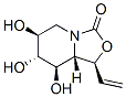 3H-Oxazolo[3,4-a]pyridin-3-one, 1-ethenylhexahydro-6,7,8-trihydroxy-, (1S,6S,7R,8R,8aS)- (9CI) Struktur