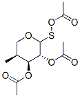 L-Arabinopyranoside, methyl 1-thio-, triacetate Struktur