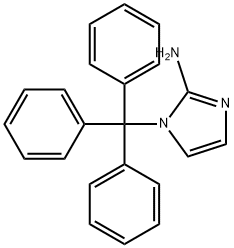 2-AMINO-1-TRITYL-IMIDAZOLE Struktur