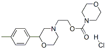 2-[2-(4-methylphenyl)morpholin-4-yl]ethyl morpholine-4-carboxylate hyd rochloride Struktur