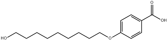 4-[(9-Hydroxynonyl)oxy]benzoic acid Struktur