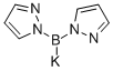 POTASSIUM DIHYDROBIS(1-PYRAZOLYL)BORATE Struktur