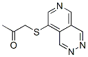 1-[(Pyrido[3,4-d]pyridazin-8-yl)thio]-2-propanone Struktur