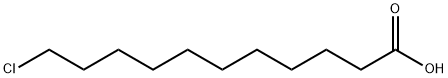 11-CHLORO-UNDECANOIC ACID Structure