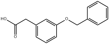 (3-BENZYLOXY-PHENYL)-ACETIC ACID Struktur