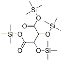 2,3-Bis(trimethylsilyloxy)butanedioic acid di(trimethylsilyl) ester Struktur