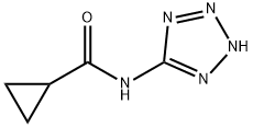 Cyclopropanecarboxamide, N-1H-tetrazol-5-yl- (9CI) Struktur