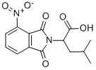 4-METHYL-2-(4-NITRO-1,3-DIOXO-1,3-DIHYDRO-ISOINDOL-2-YL)-PENTANOIC ACID Struktur