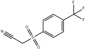 (4-TRIFLUOROMETHYLBENZENESULFONYL)ACETONITRILE Struktur