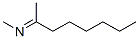 N-(1-Methylheptylidene)methylamine Struktur