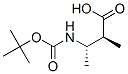 Butanoic acid, 3-[[(1,1-dimethylethoxy)carbonyl]amino]-2-methyl-, (2S,3S)- Struktur