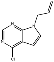 7-ALLYL-4-CHLORO-7H-PYRROLO[2,3-D]PYRIMIDINE Struktur