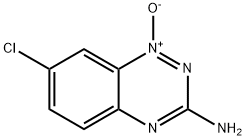 3-AMINO-7-CHLORO-1,2,4-BENZOTRIAZINE-1-OXIDE Struktur