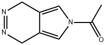 1H-Pyrrolo[3,4-d]pyridazine, 6-acetyl-4,6-dihydro- (9CI) Struktur