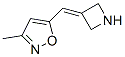 Isoxazole, 5-(3-azetidinylidenemethyl)-3-methyl- (9CI) Struktur