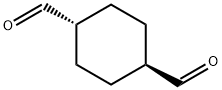 1,4-Cyclohexanedicarboxaldehyde, trans- (9CI) Struktur