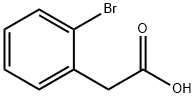 2-Bromophenylacetic acid Struktur