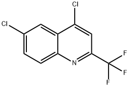 4,6-Dichloro-2-(trifluoromethyl)quinoline Struktur